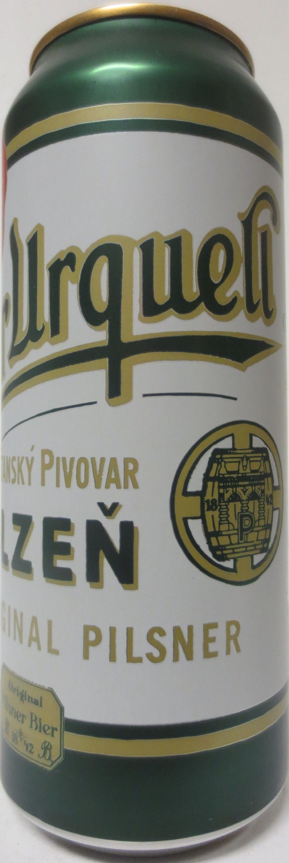 Pilsner Urquell MĚŠŤANSKÝ PIVOVAR 1842 PLZEŇ THE ORIGINAL PILSNER (SK) (50cl) (B/O) č.1