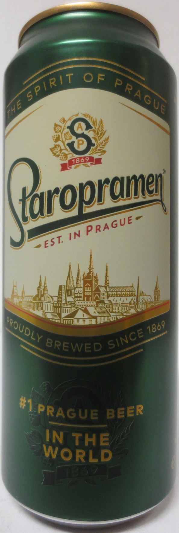 Staropramen EST. IN PRAGUE #1 PRAGUE BEER IN THE WORLD (PL) (50cl) (B/O) č.1