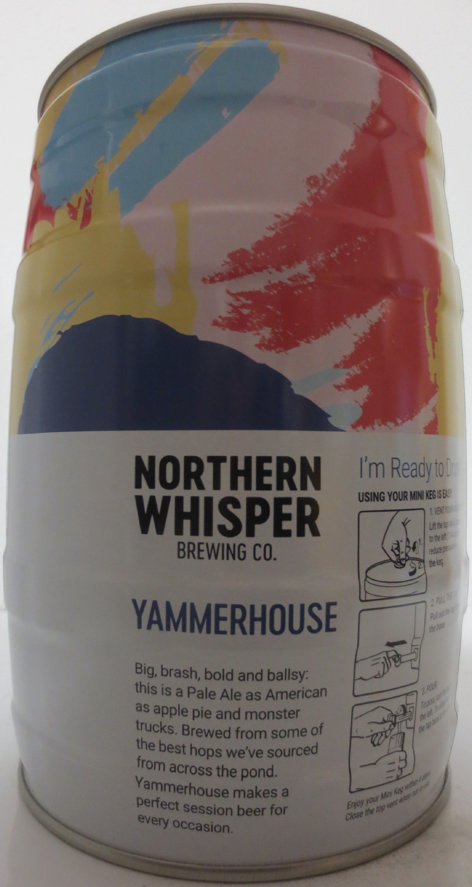 NORTHERN WHISPER BREWING CO. YAMMERHOUSE 4.5% PALE ALE (5L) Nr.1
