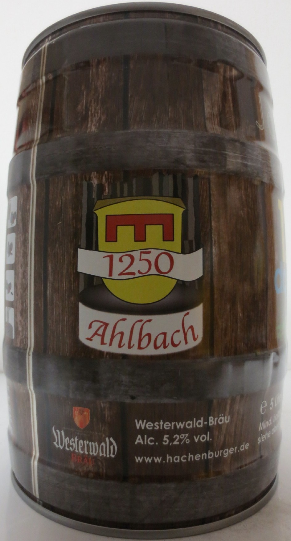 Westerwald Bräu LINDENHOLZHAUSEN 1250 dorn dorf jahre (5L) Nr.1