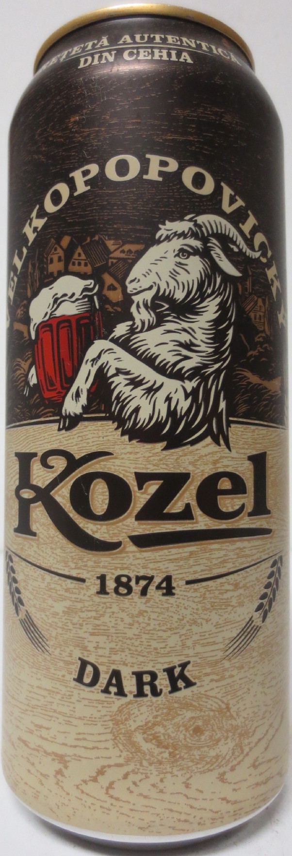 VELKOPOPOVICKÝ Kozel 1874 DARK (RO) (50cl) (B/O) č.1 