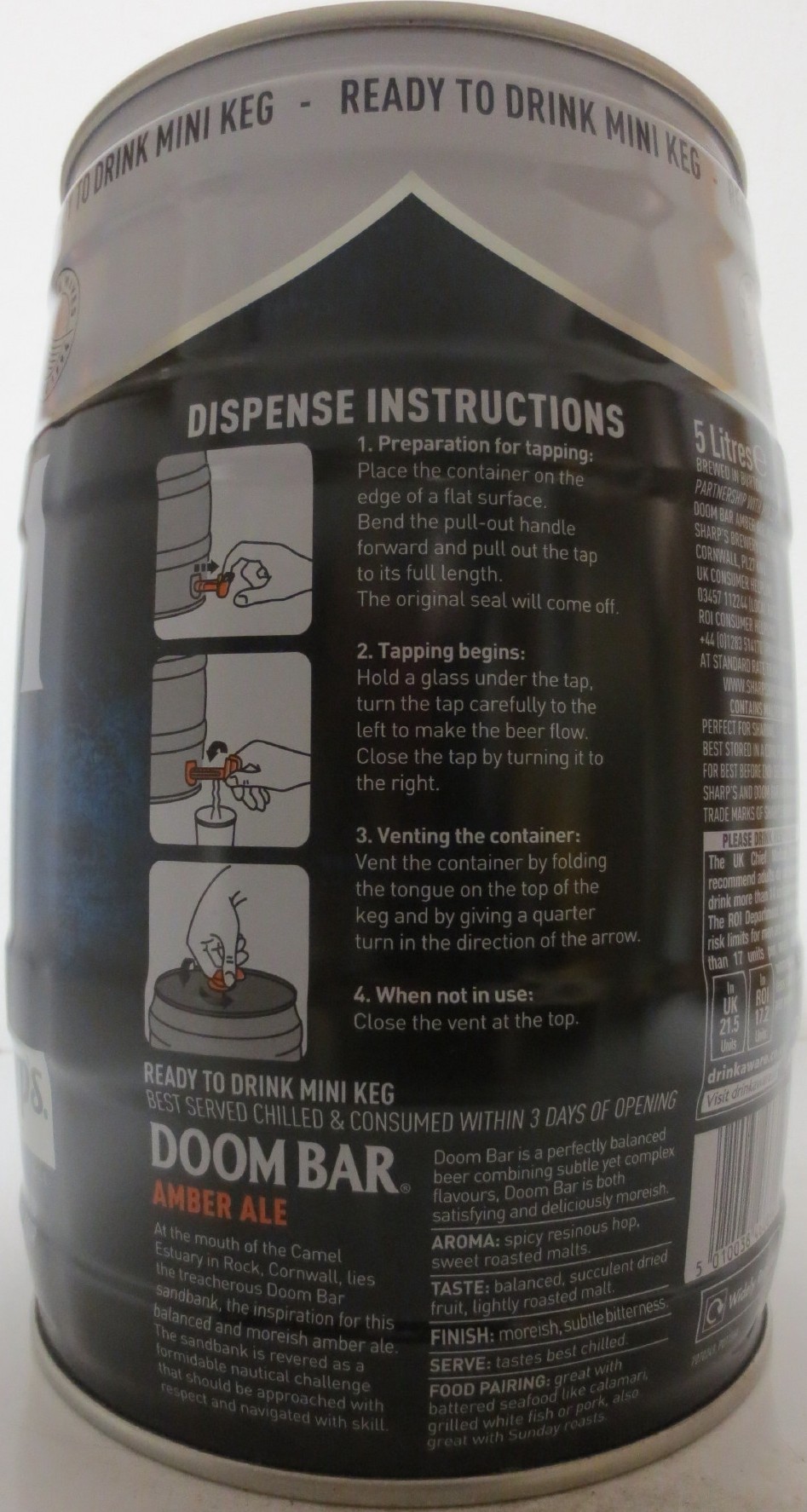 Sharp´s BREWERY DOOM BAR AMBER ALE (5L) Nr.1 