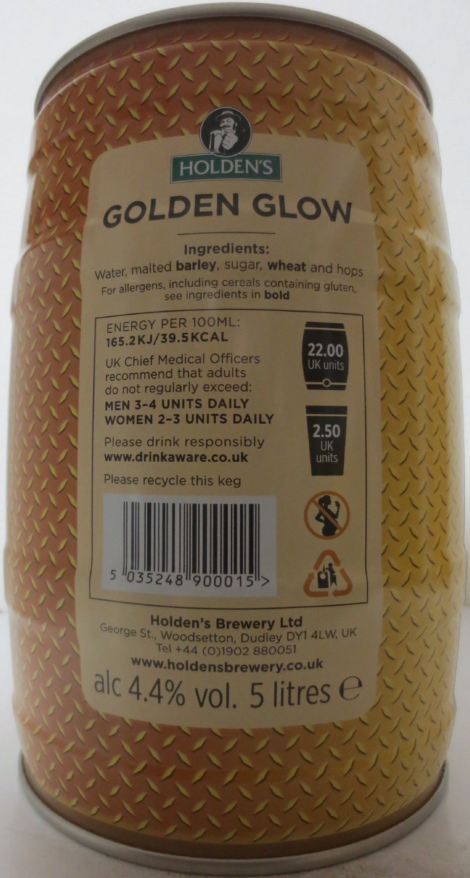 HOLDEN´S GOLDEN GLOW PORE BLACK COUNTRY (5L) Nr.1