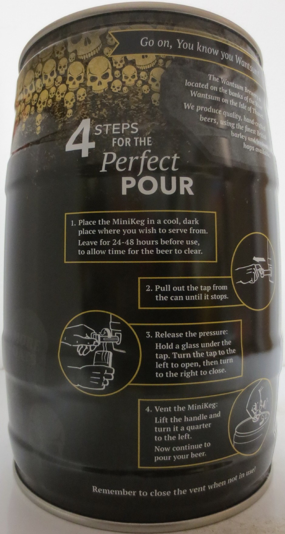 WANTSUM Golgotha Oatmeal Stout ALC 5.5% VOL (5L) Nr.1