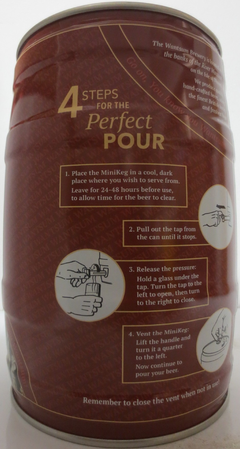 WANTSUM IMPERIUM Kent Best Bitter ALC 4.0% VOL (5L) Nr.1
