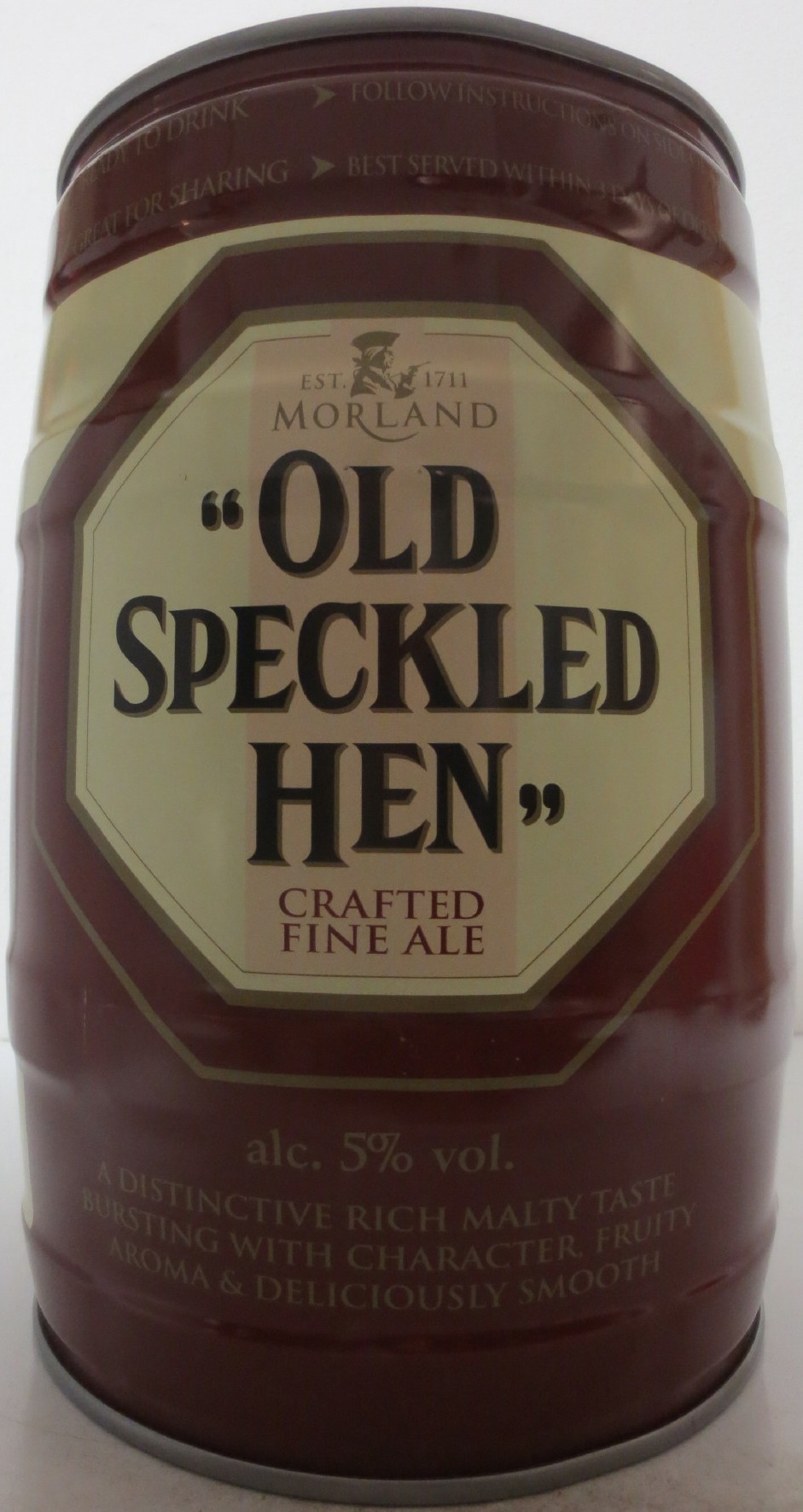 MORLAND OLD SPECKLED HEN CRAFTED FINE ALE (5L) Nr.1 