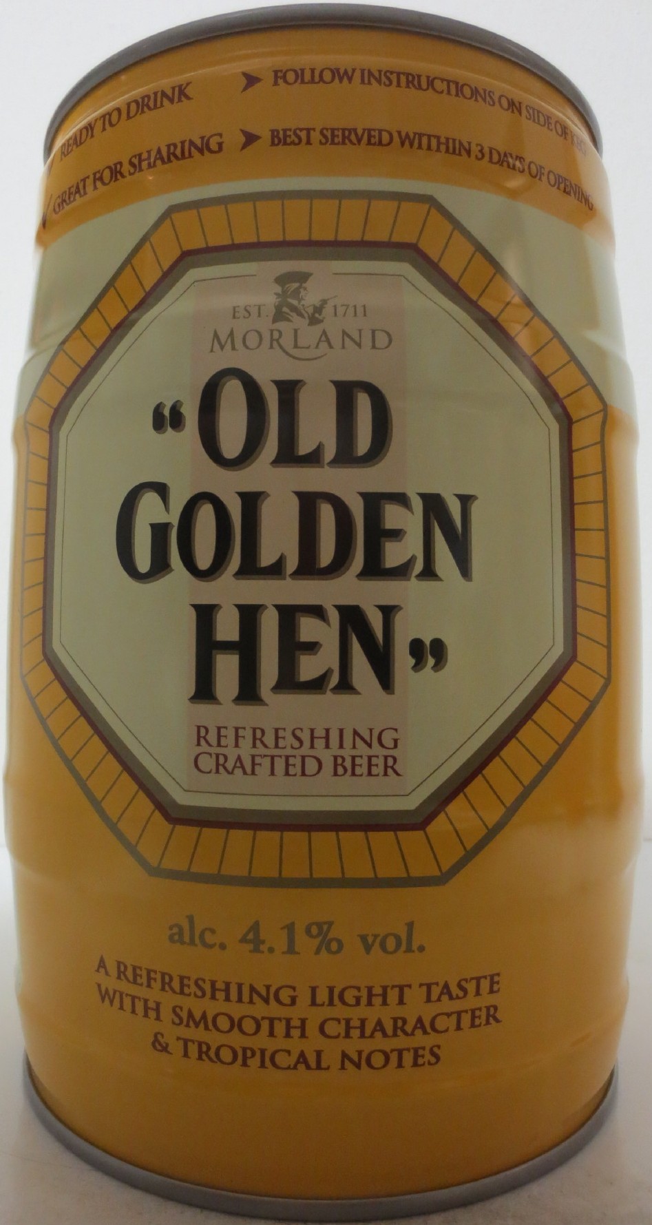 MORLAND OLD SPECKLED HEN REFRESHING CRAFTED BEER (5L) Nr.1