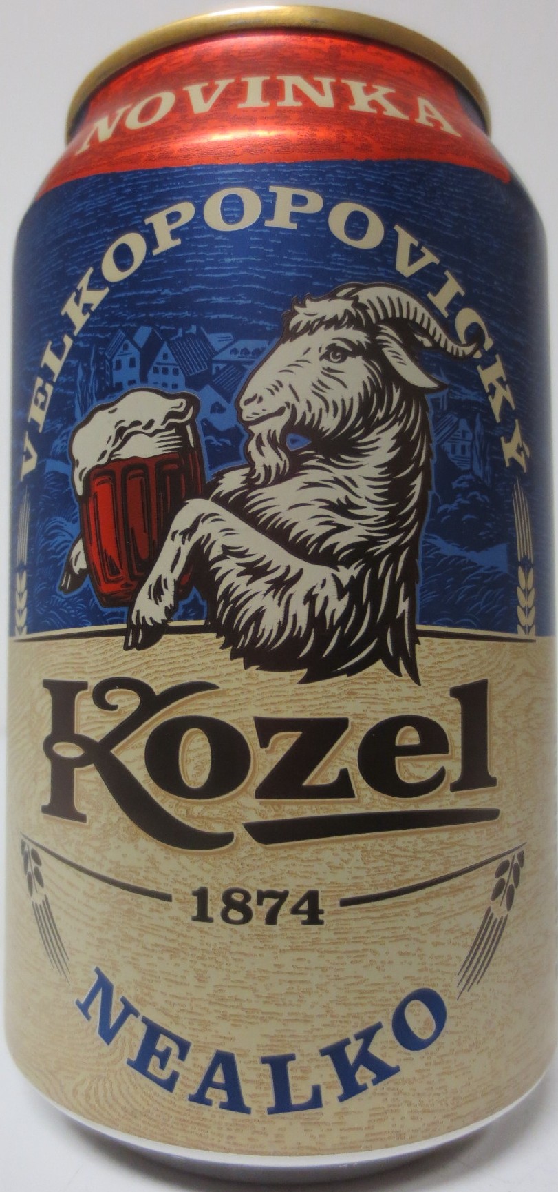 VELKOPOPOVICKÝ Kozel 1874 NEALKO NOVINKA (33cl) (B/O) č.1
