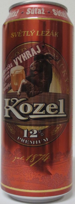 Kozel 12% PREMIUM zal. 1874 SVĚTLÝ LEŽÁK Súťaž (50cl) (T/O) č.1