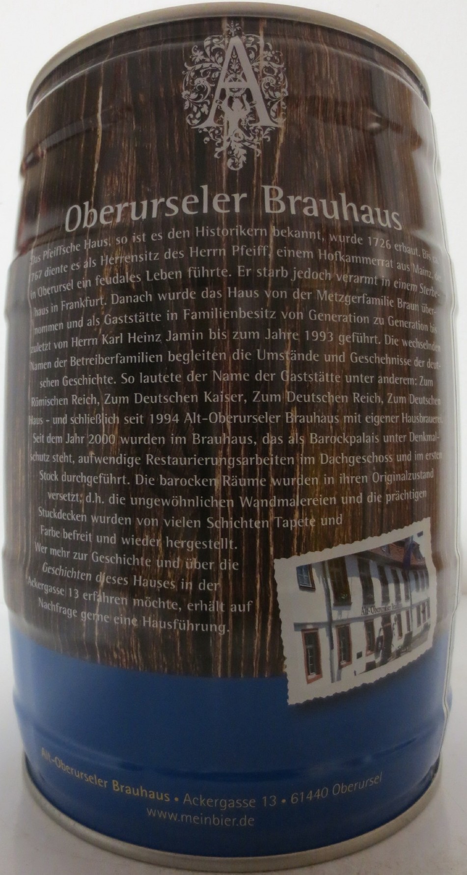 BRAUHAUS Alt-Oberurseler www.meinbier.de kulturgut (5L) Nr.1 