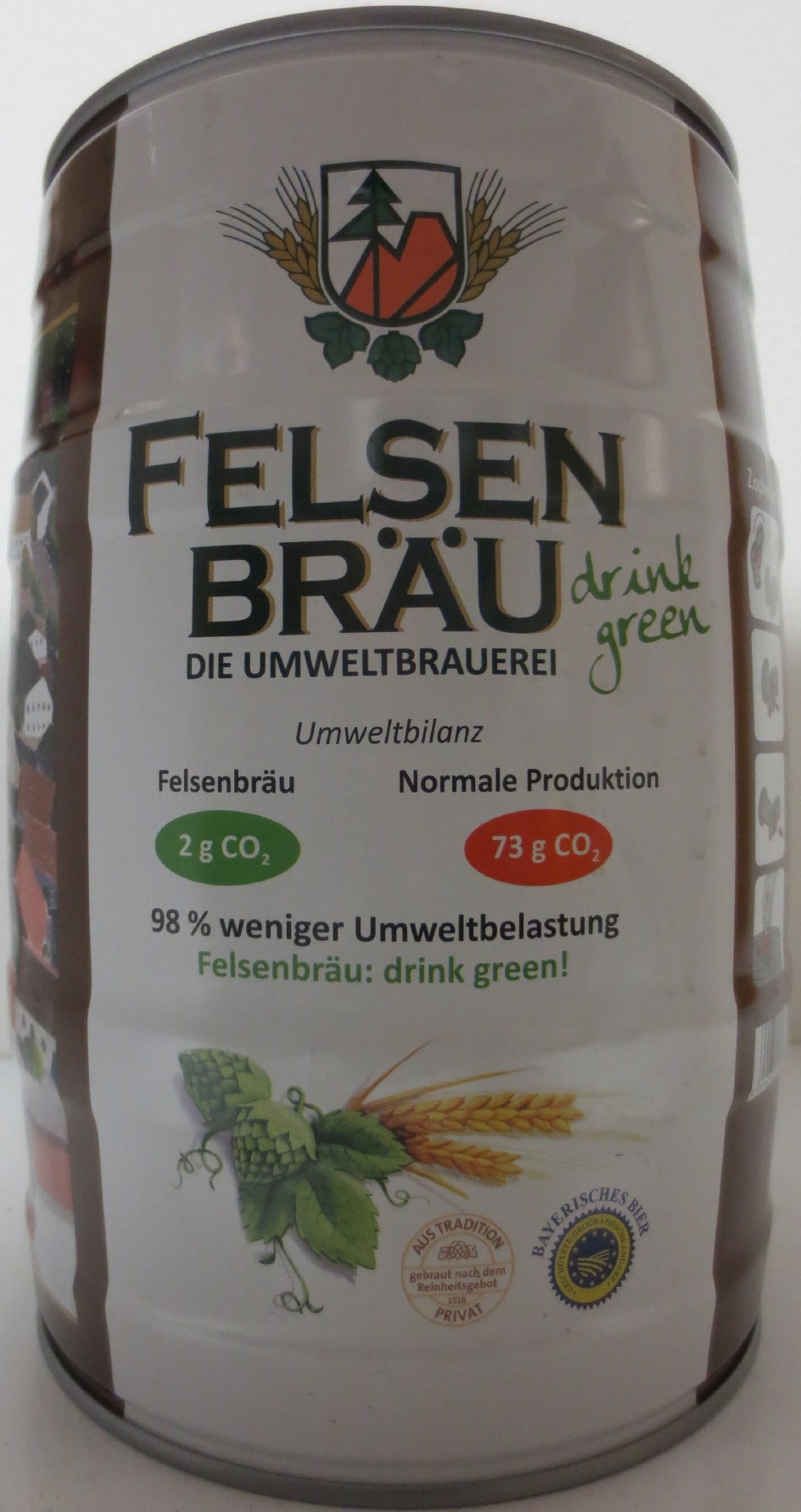 FELSEN BRÄU Solarbier Dunkles Weizen (5L) Nr.1 
