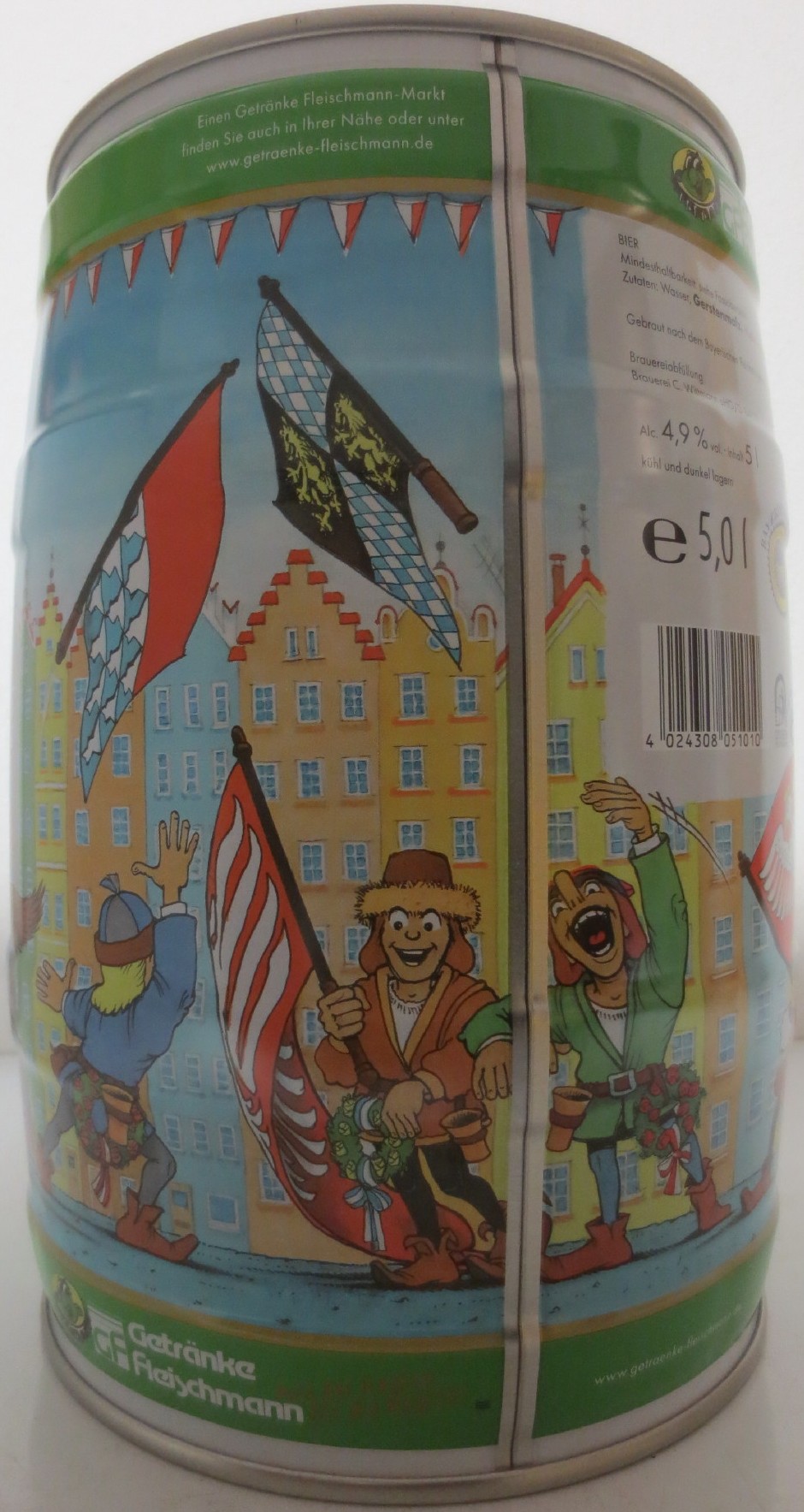 Wittmann Urhell UNSER ORIGINAL Getränke Fleischmann (5L) Nr.4