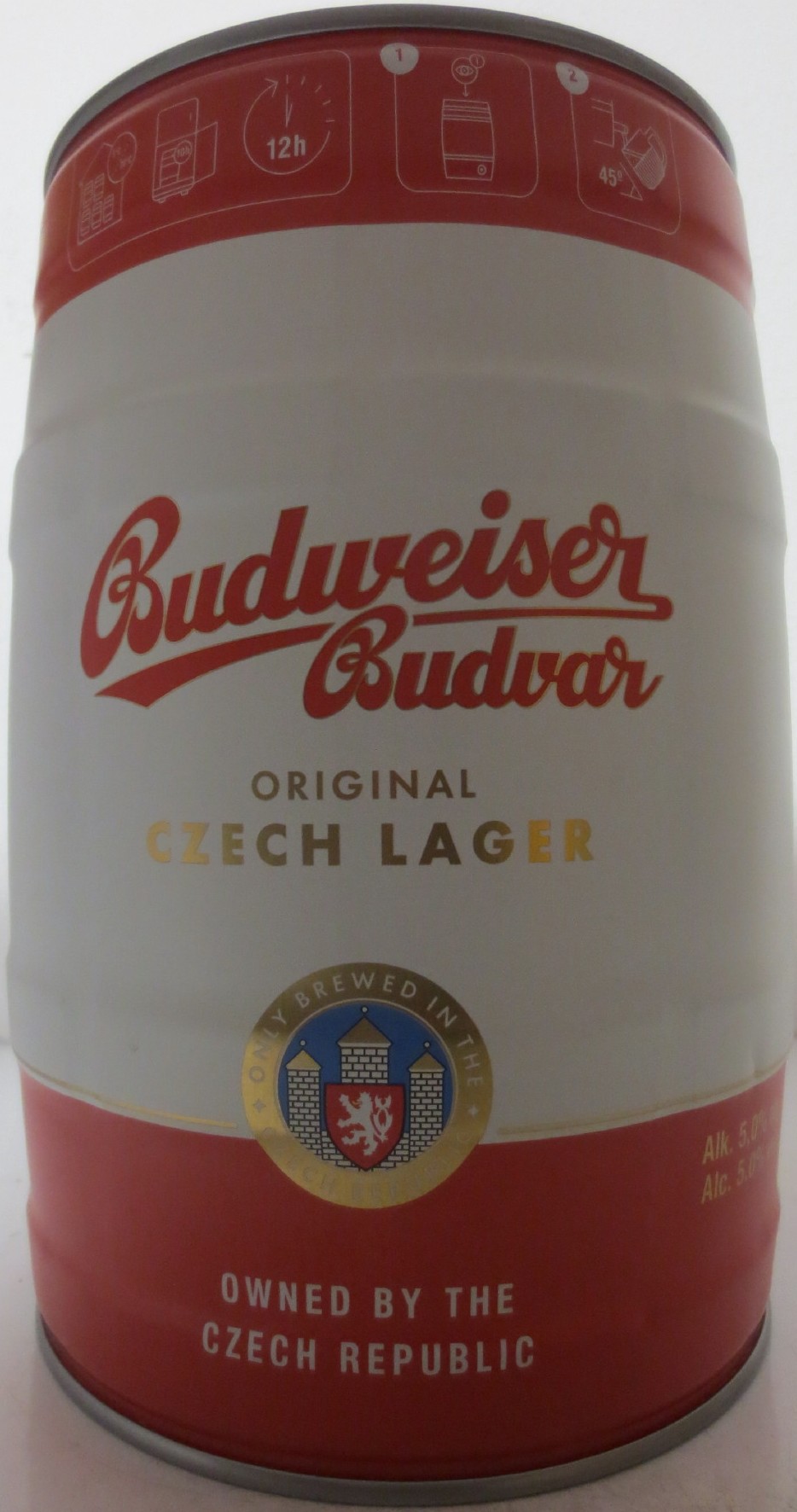 Budweiser Budvar ORIGINAL CZECH LAGER - WÜRTH (5L) č.2