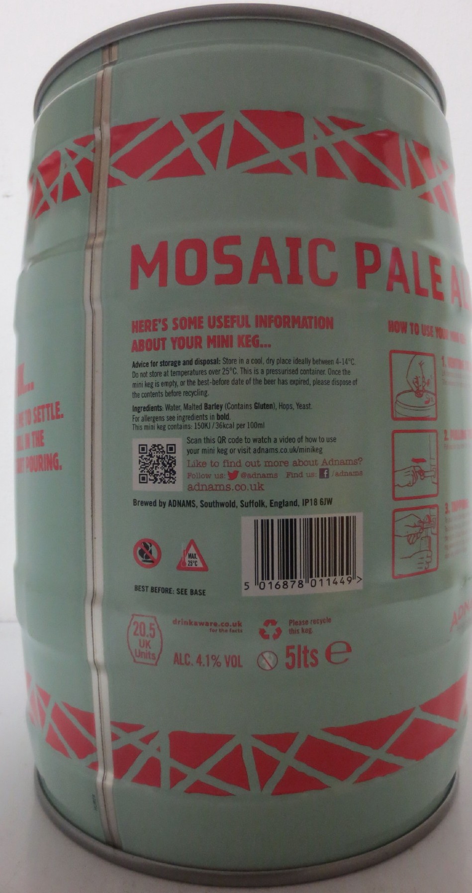 ADNAMS SOUTHWOLD MOSAIC PALE ALE (5L) Nr.1 