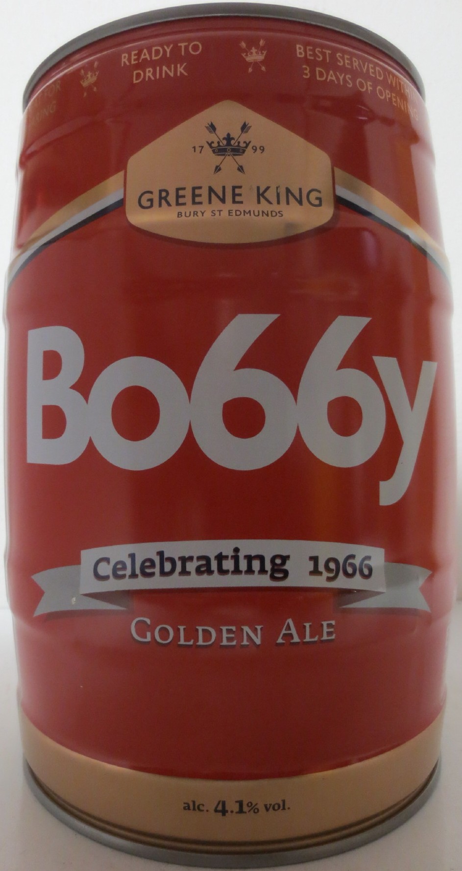 GREENE KING Bo66y GOLDEN ALE (5L) Nr.1 