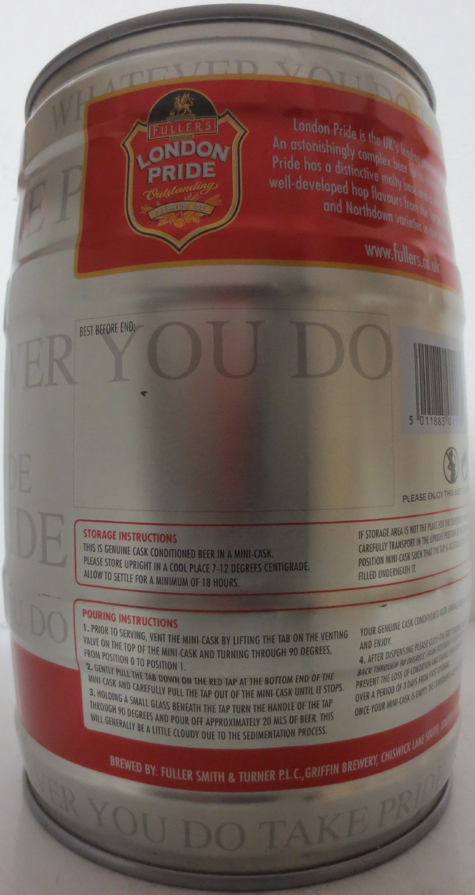 FULLER´S LONDON PRIDE PREMIUM ALE (5L) Nr.1 