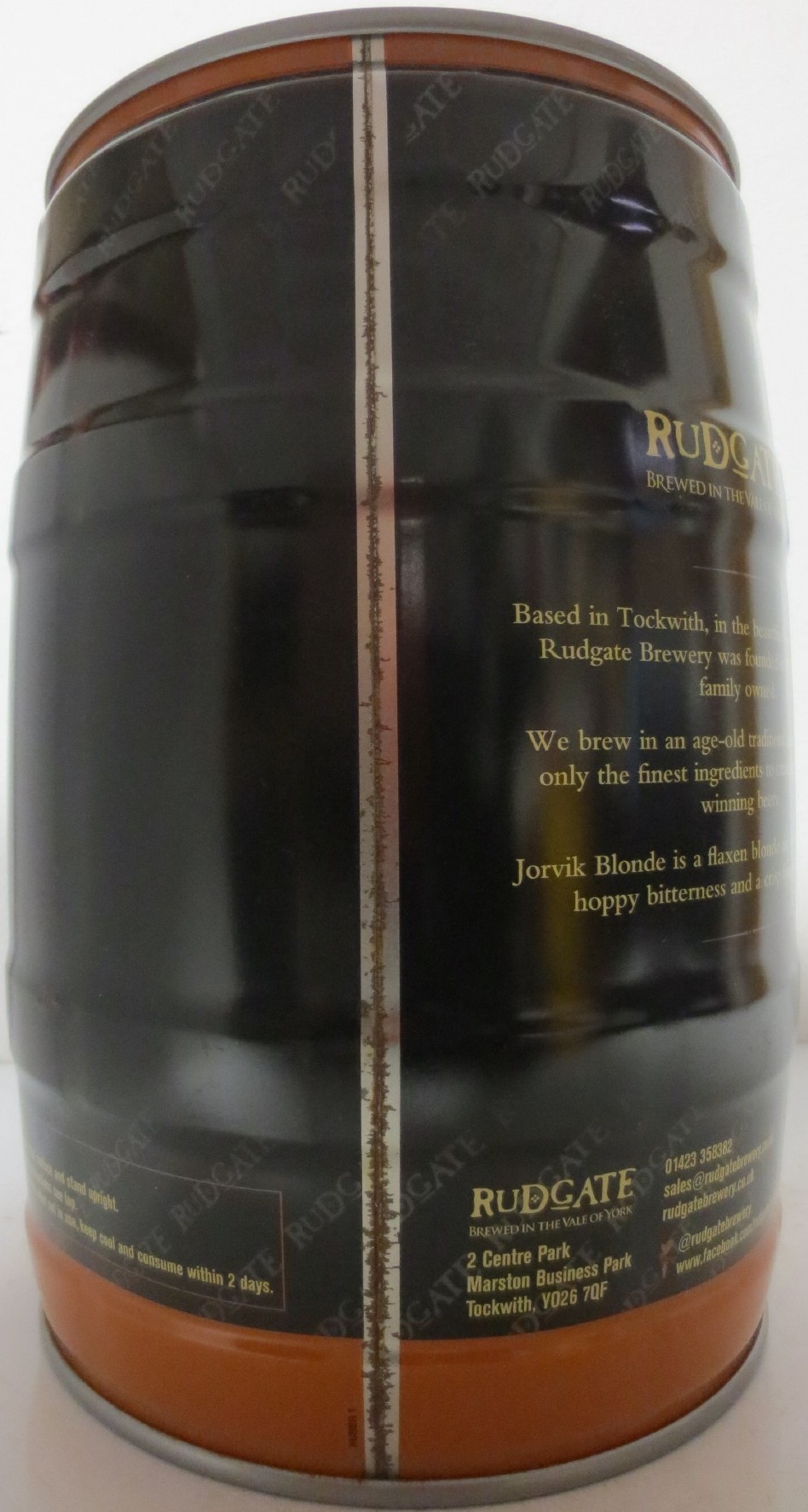RUDGATE BREWED IN THE VALE OF YORK JORVIK BLONDE (5L) Nr.2
