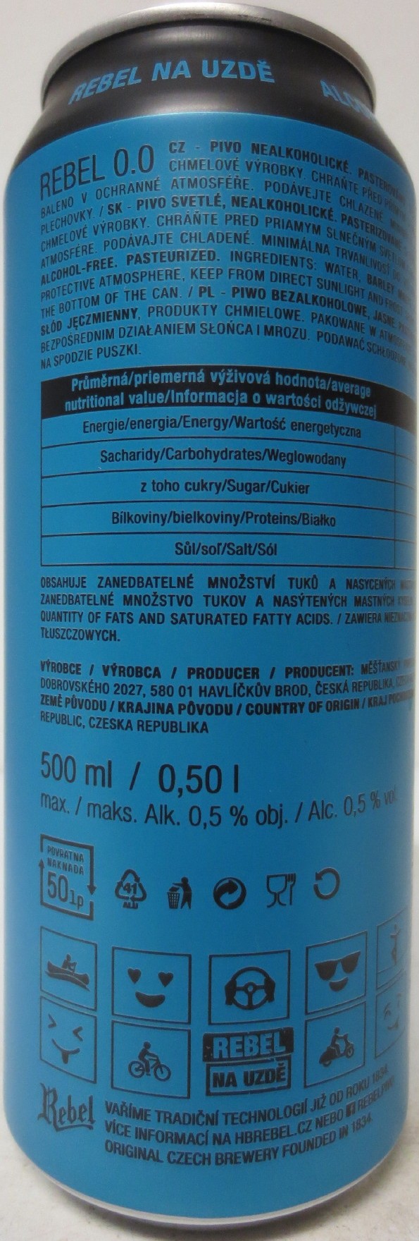 Rebel 0,0 (50cl) (B/O) č.2