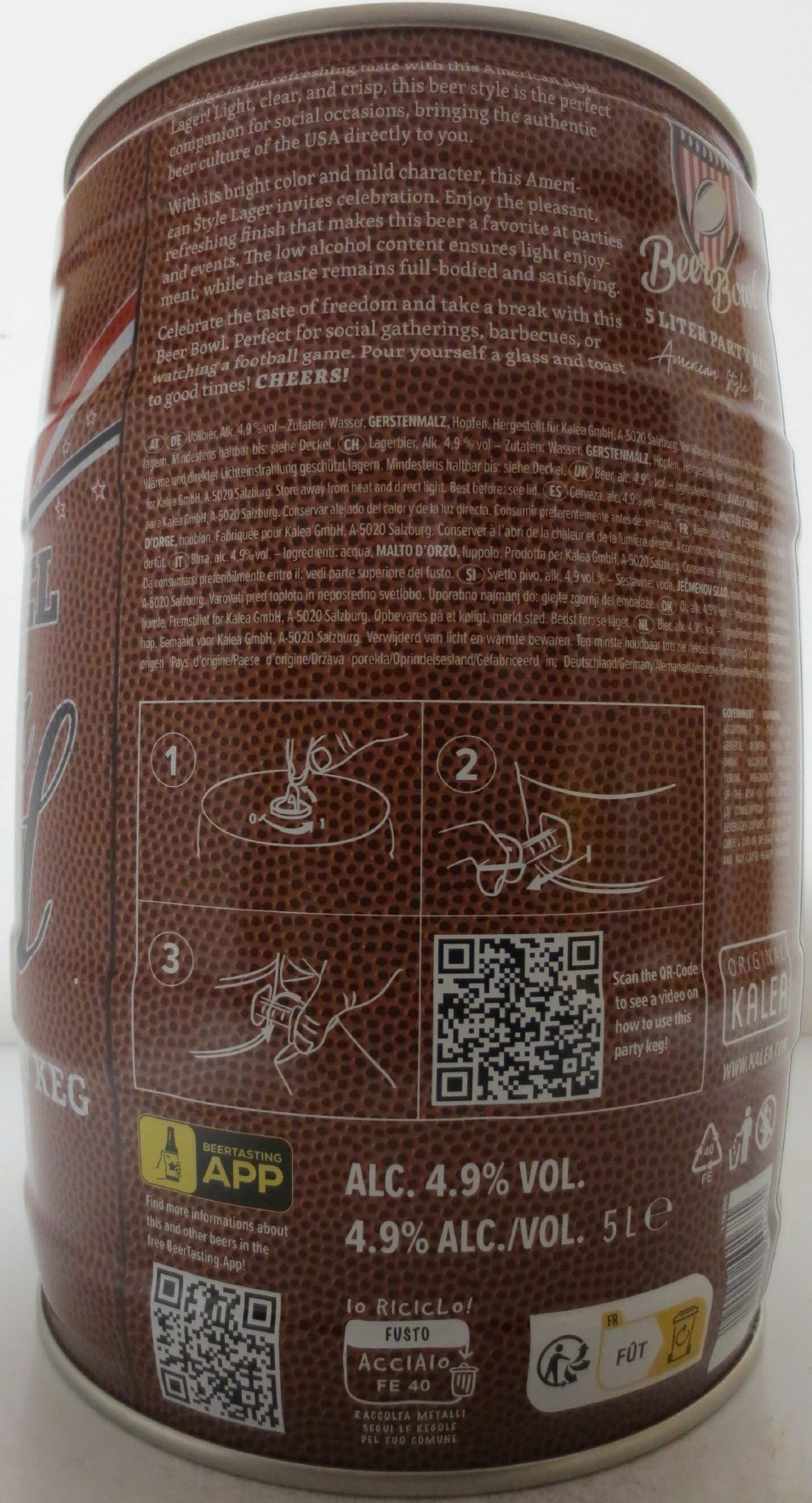 Beer Bowl THE BARREL (5L) Nr.1 