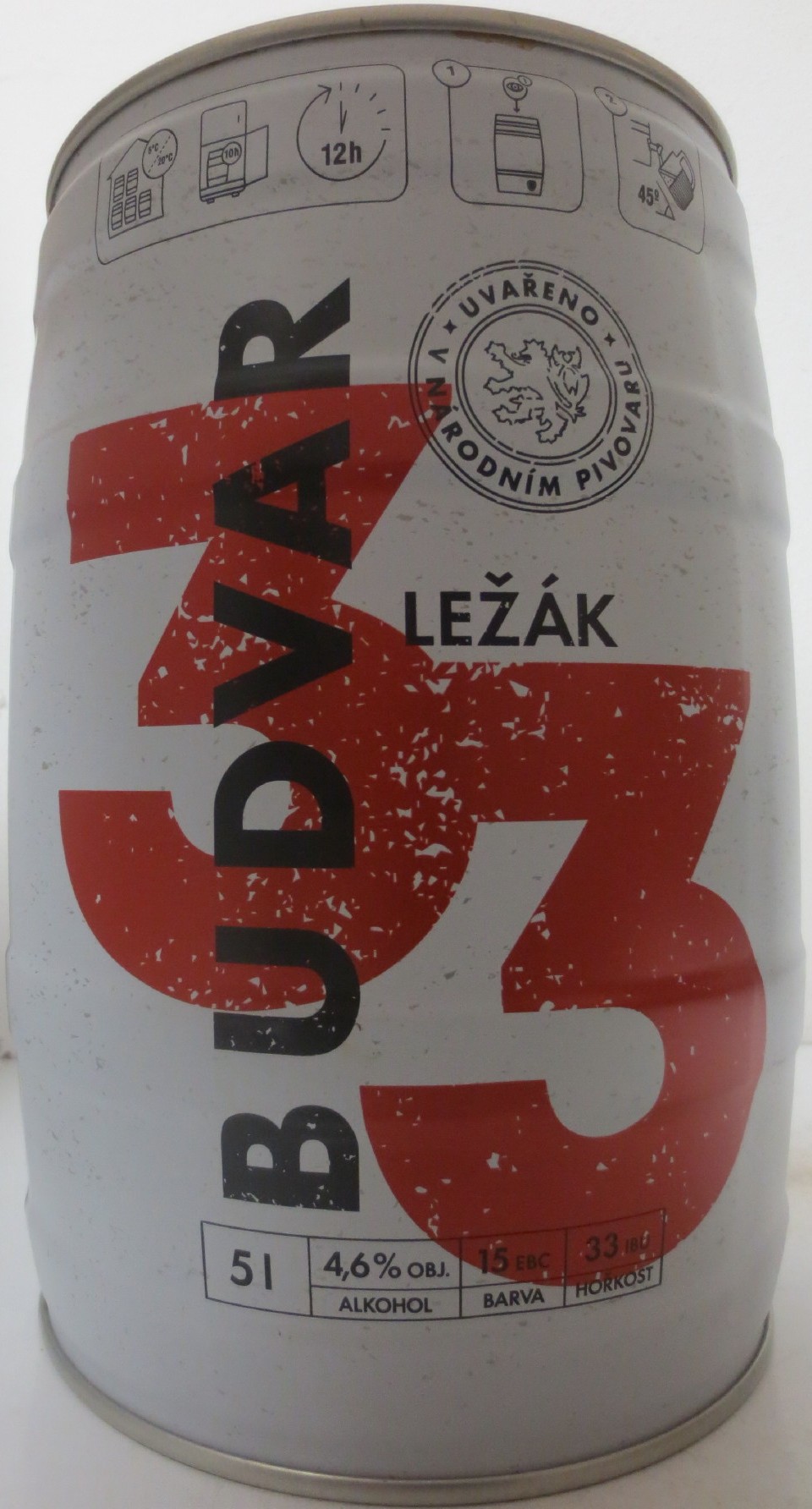 BUDVAR 33 LEŽÁK (5L) č.1 