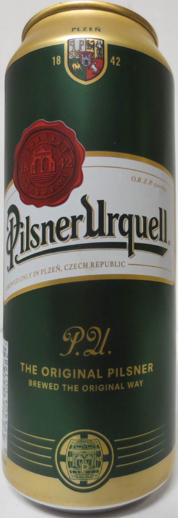 Pilsner Urquell P.U. THE ORIGINAL PILSNER BREWED THE ORIGINAL WAY (FIN) (50cl) (B/O) č.1
