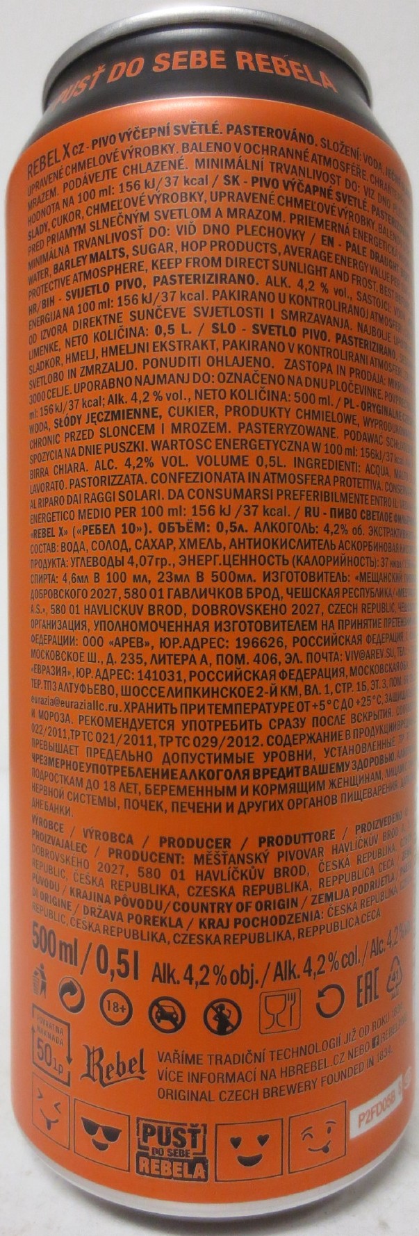 Rebel X (50cl) (B/O) č.1 