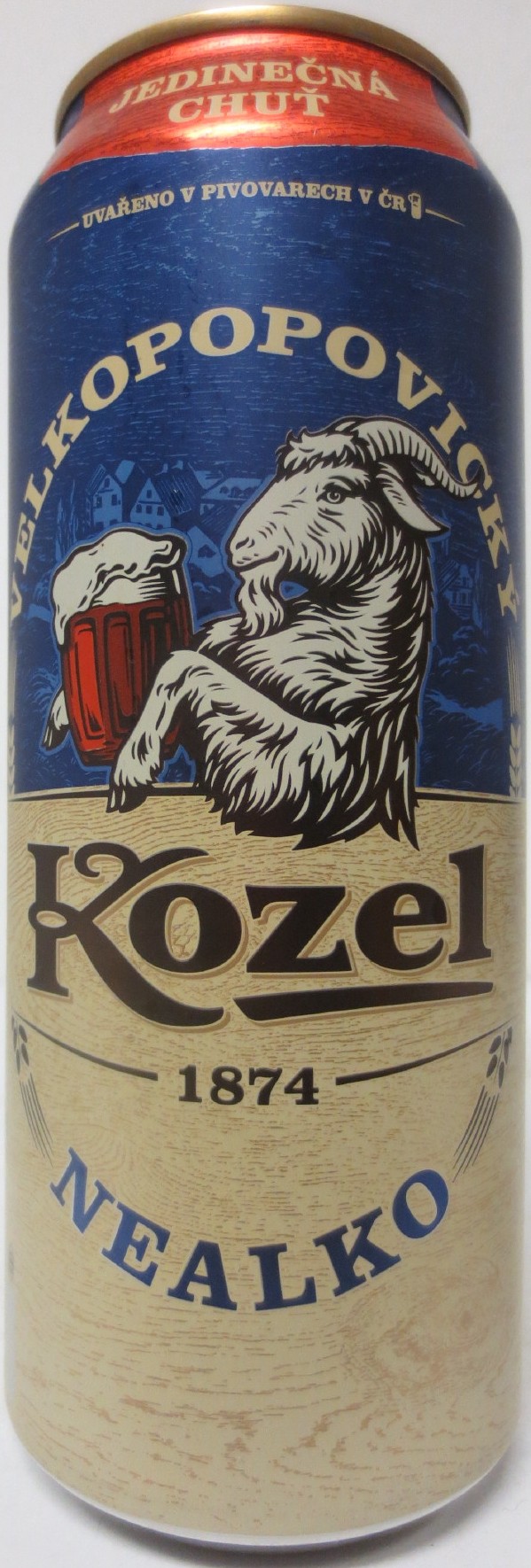 VELKOPOPOVICKÝ Kozel 1874 NEALKO JEDINEČNÁ CHUŤ (50cl) (B/O) č.1