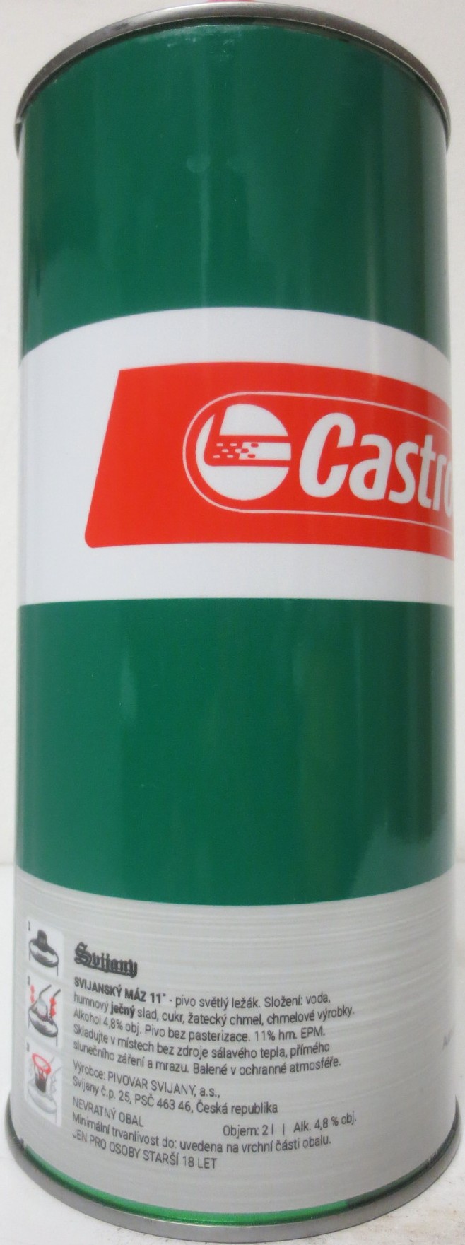 Svijany SVIJANSKÝ MÁZ 11° Servind Castrol PROFESIONAL (200cl) č.1
