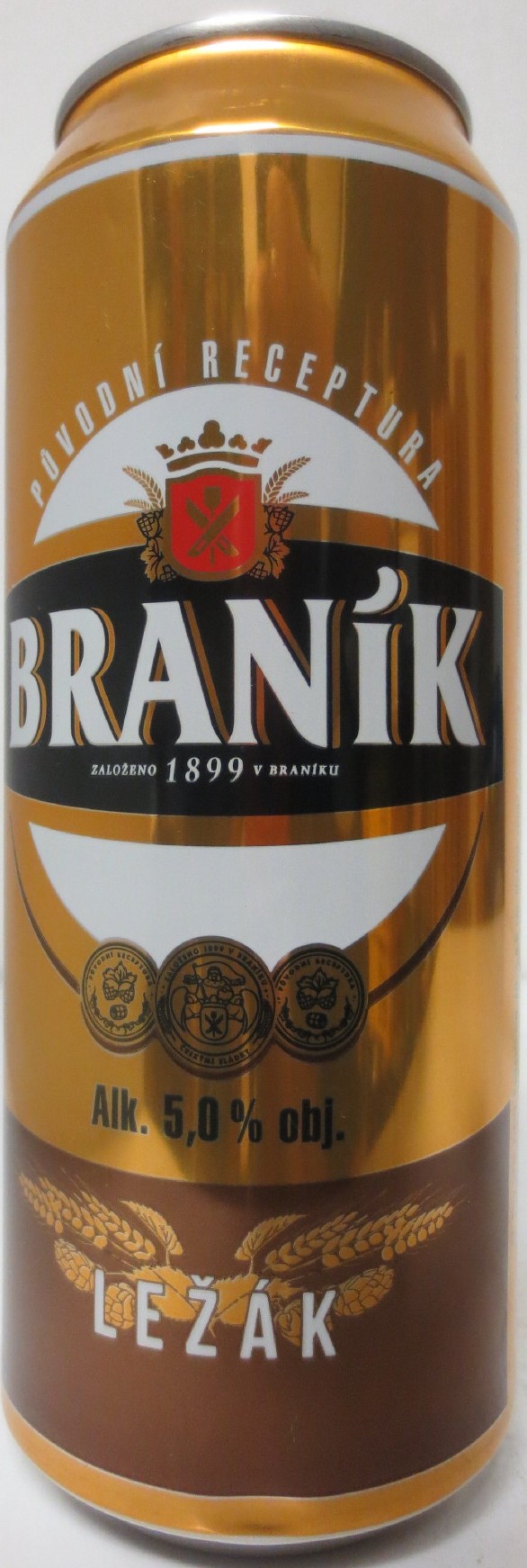 BRANÍK Alk. 5,0% obj. LEŽÁK (CZ) (50cl) (B/O) č.3