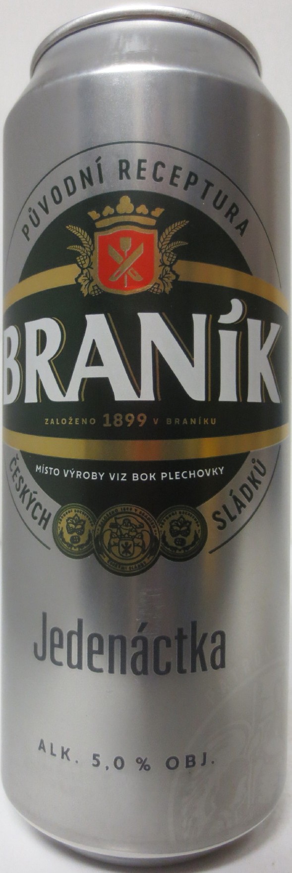 BRANÍK Jedenáctka ALK. 5,0 % OBJ. (CZ) (50cl) (B/O) č.2