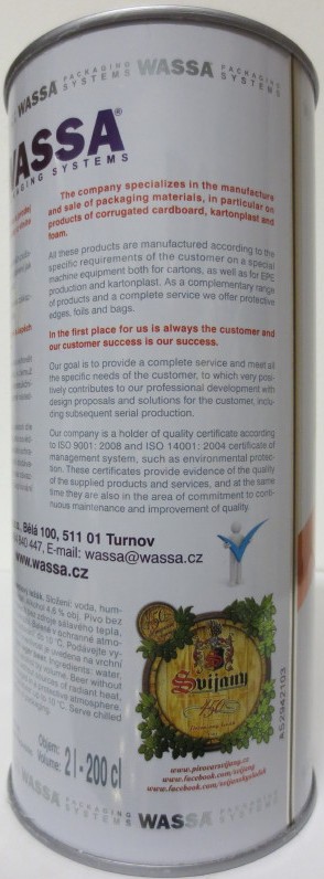 Svijany 450 Premiový ležák WASSA PACKING SYSTEMS (200cl) č.1