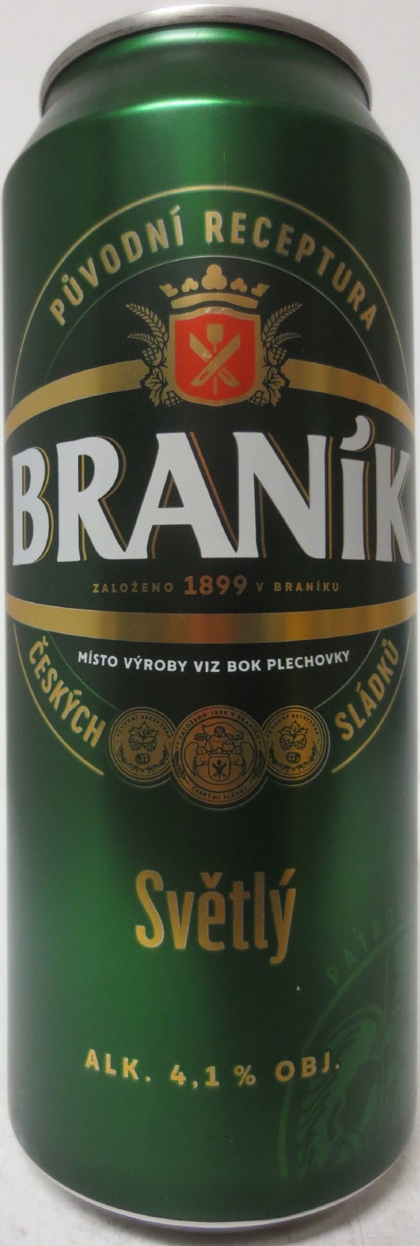 BRANÍK Světlý ALK. 4,1% OBJ. (CZ) (50cl) (B/O) č.3