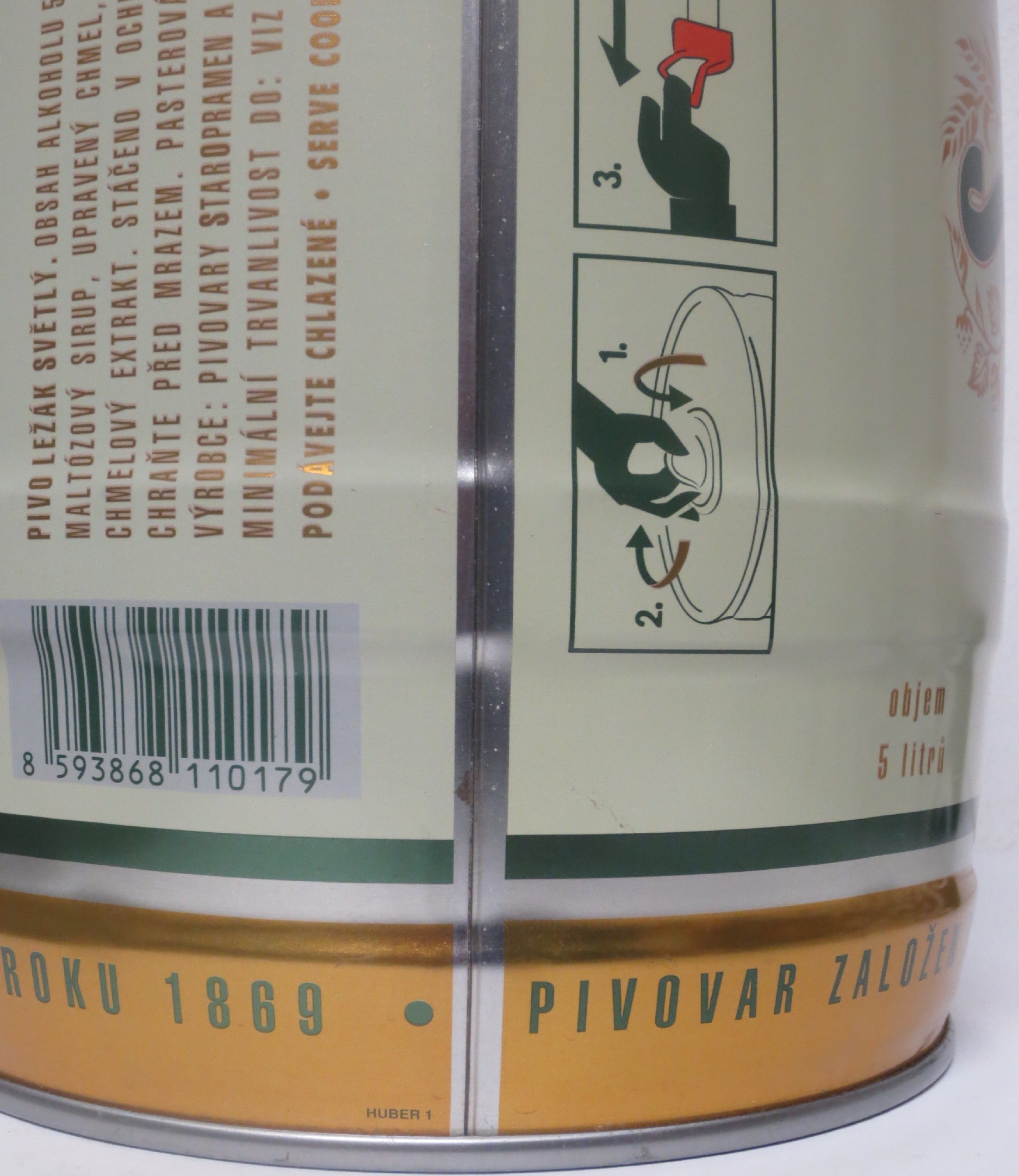 STAROPRAMEN LEŽÁK (5L) č.5 cb 