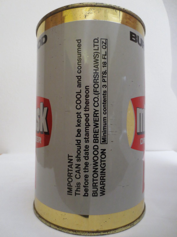 BURTONWOOD mini-cask DRAUGHT BEER (221-2cl)