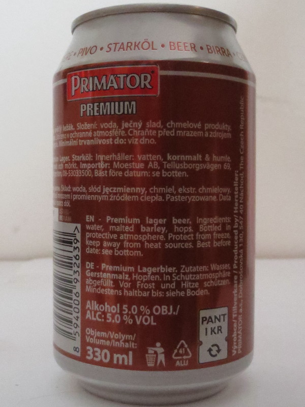 PRIMÁTOR PREMIUM (33cl)