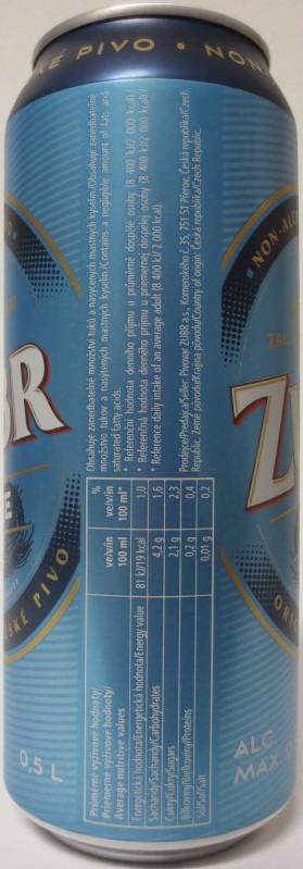 ZUBR FREE PREMIUM QUALITY (50cl) (B/O) č.1