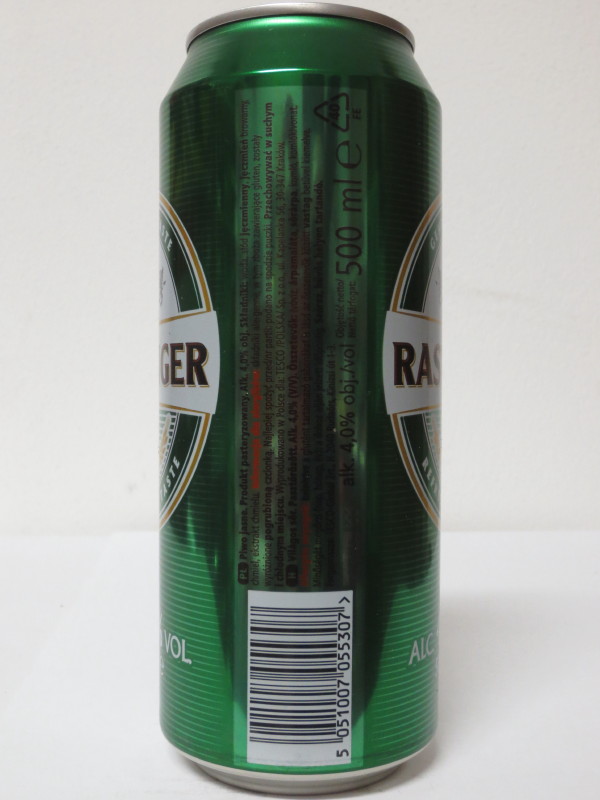 RASTINGER ALC. 4% VOL 500ml e (50cl) 