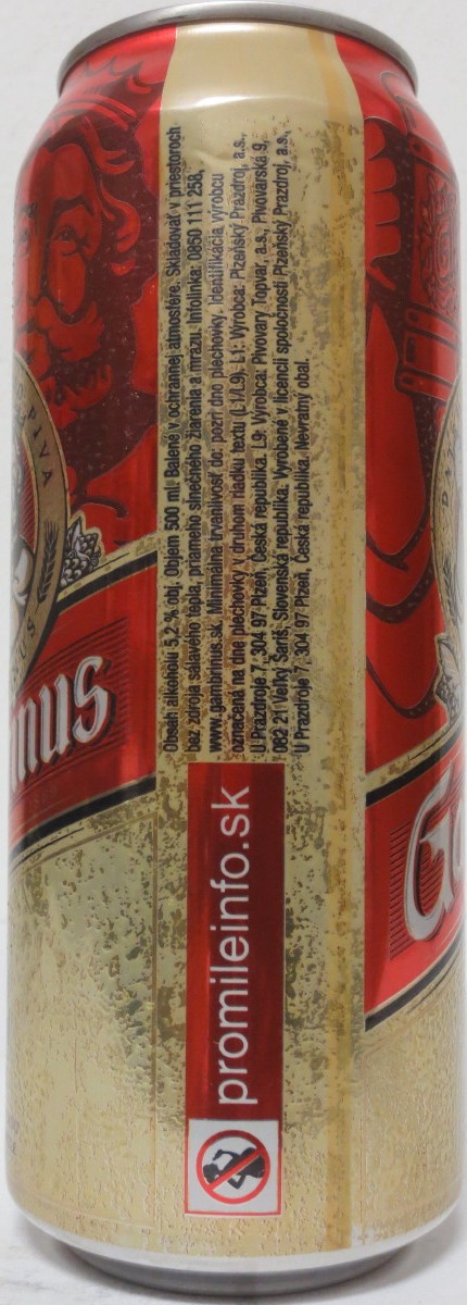 Gambrinus 12 Plná (SK) (50cl) (B-O) č.1