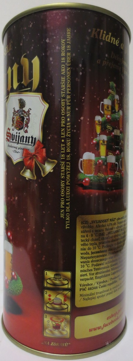 Svijany SVIJANSKÝ MÁZ ŠŤASTNÉ A VESELÉ VÁNOCE 2018 (200cl) č.1