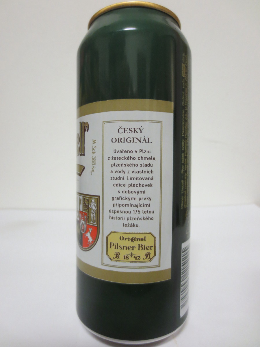 Pilsner Urquell Brewed IN PILSEN 1842 (50cl) (B/O)