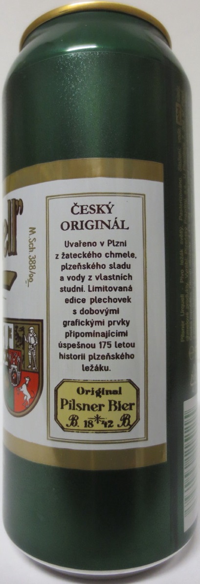 Pilsner Urquell Brewed 1842 IN PILSEN (50cl) (B/O)