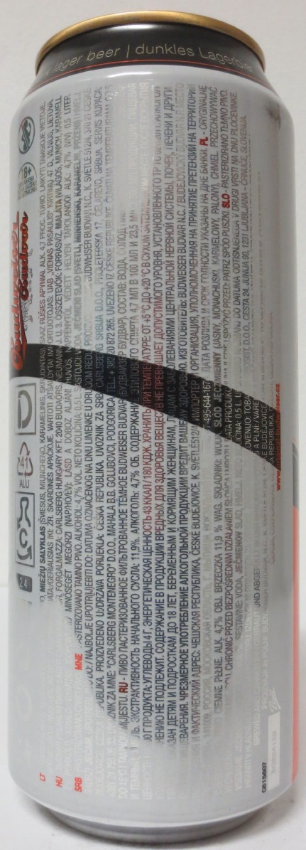 Budweiser Budvar B:DARK Czech Dark Lager (50cl) (B/O) č.3