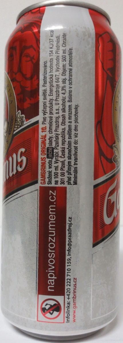 Gambrinus 10 Original č.3 (50cl) (B/O)