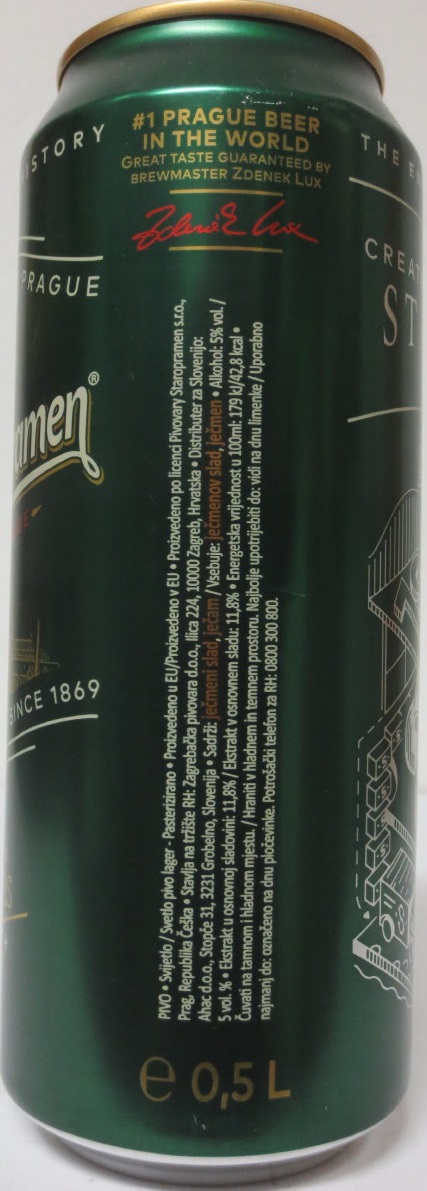 Staropramen BREWERY (50cl) (B/O) č.6