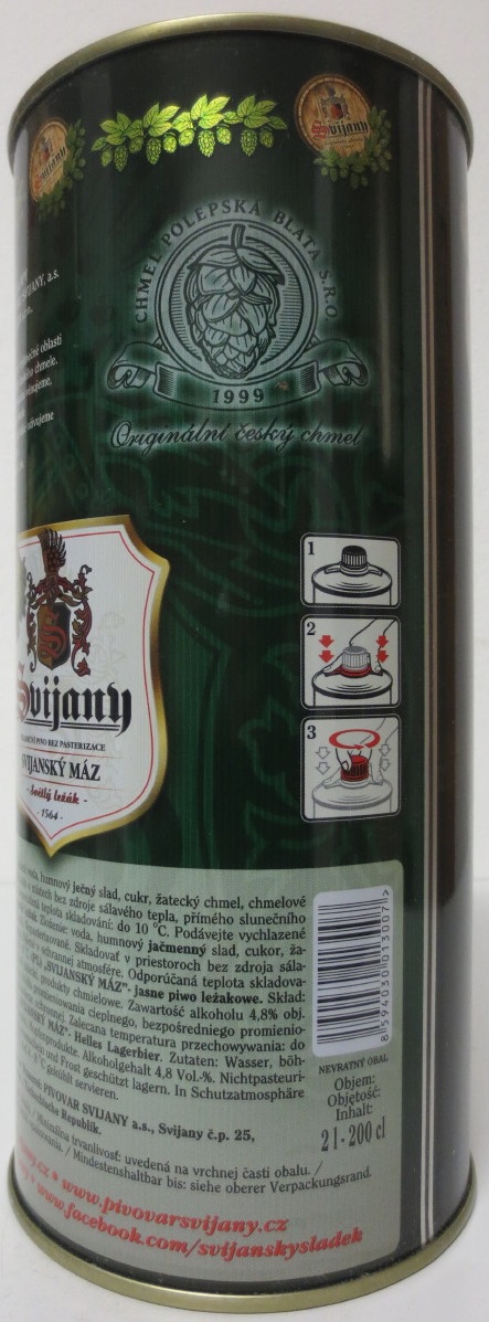 Svijany SVIJANSKÝ MÁZ dívky z kalendáře č.04/2018 (200cl)