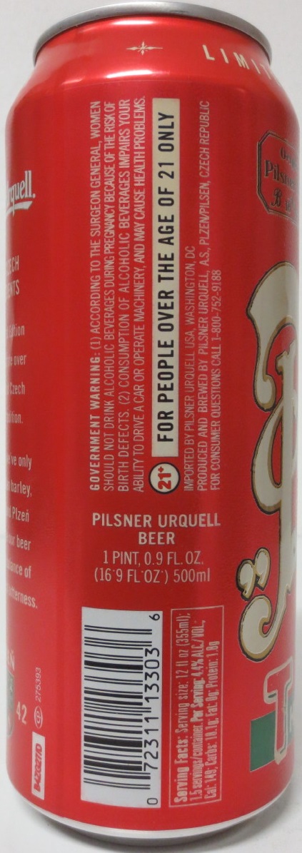 Pilsner Urquell NA ZDRAVÍ Z PLZNĚ (50cl) (T/O)