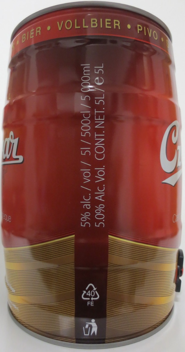 Czechvar Czech Beer - Biere Tcheque (5L) č.1