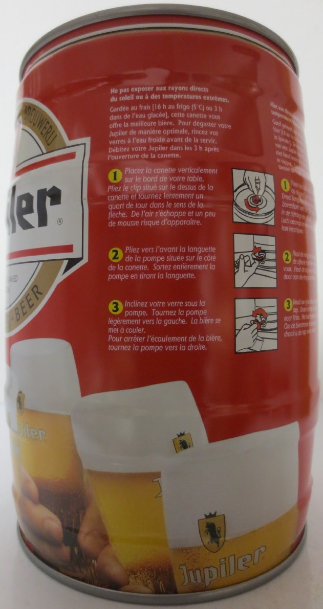 Jupiler BREWED AND CANNED IN BELGIUM (5L) Nr.1