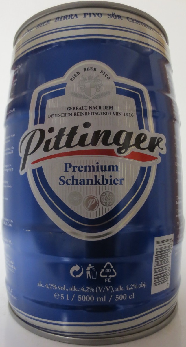 Pittinger Premium Schankbier (5L) Nr.1