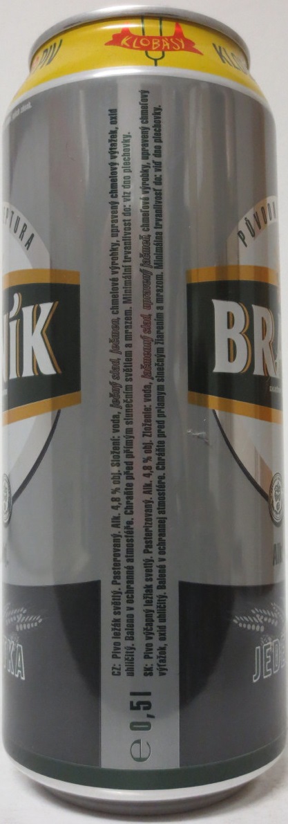 BRANÍK Alk. 4,8% obj. SVĚTLÝ JEDENÁCTKA KLOBÁSY JSOU ZPĚT 2020 (CZ) (50cl) (B/O) č.1